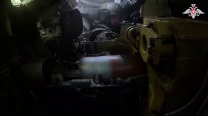 Боевая работа экипажа Т-80БВМ ГрВ «Центр»