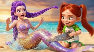 Русалка Руми спасла ребенка Миры из шторма.