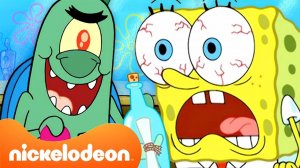 Губка Боб | 2 часа злодейских планов Планктона! | Nickelodeon Cyrillic