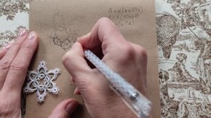 01. "Волшебное превращение снежинки". Запись схемы для марафона