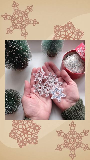 Волшебное превращение снежинки