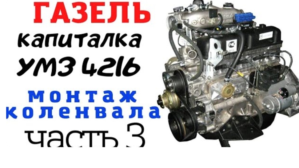 Капиталка УМЗ 4216, монтаж коленвала, вкладыши.