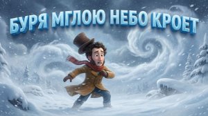 ПУШКИН Буря мглою небо кроет вихри снежные крутя. Стихотворение ЗИМНИЙ ВЕЧЕР. Стихи про зиму. Песня.