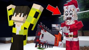 КЛОУН В КОСТЮМЕ ДЕДА МОРОЗА ИСПОРТИЛ МОЙ НОВЫЙ ГОД В МАЙНКРАФТ ! Terrifier ADDON MINECRAFT BEDROCK