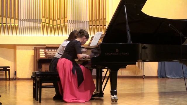 Игорь Рехин. 7 пьес для фортепиано в 4 руки. Исп.: Екатерина Цыганкова и Мария Голубничая