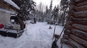 Хотел его"Потроллить"Две ночи в таёжной избе!