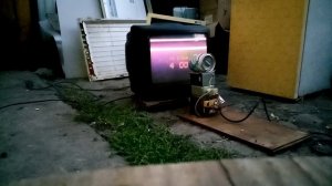 Магнетронная пушка из микроволновки.