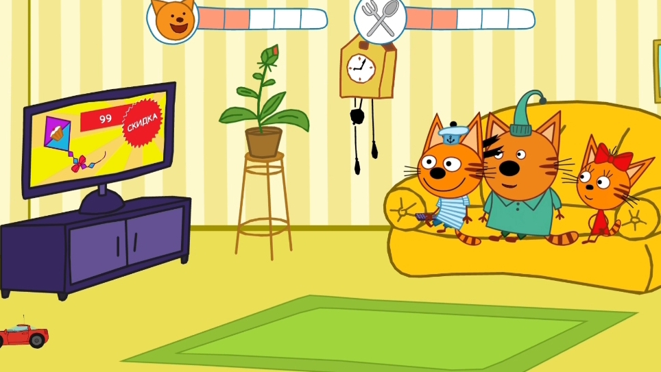 Три кота . Мультики для детей