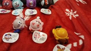 Распаковка из Ростикс. Смешарики вся коллекция