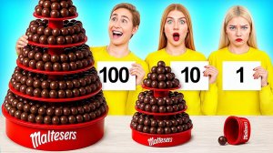 100 Слоев Еды Челлендж | Безумная Кулинарная Битва от Multi DO Challenge