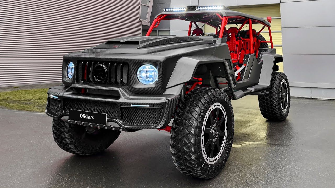 Новый  вездеход BRABUS мощностью 900 л.с. — звук, интерьер и экстерьер.