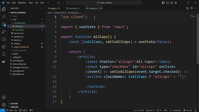 155. Client Components and 'use client' смотреть онлайн