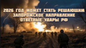 Новости СВО Сегодня-2026 год может стать решающим Запорожское направление Ответные удары РФ