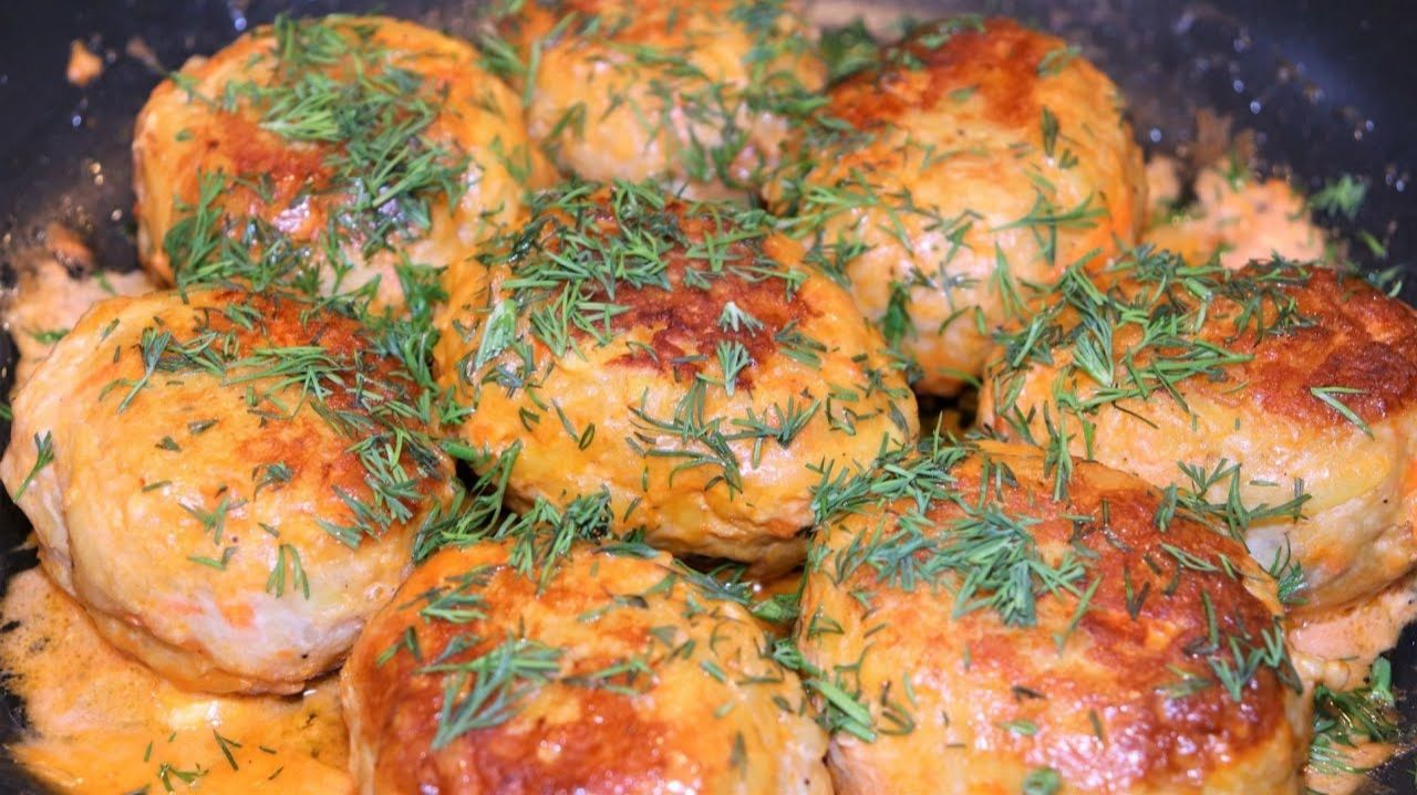 КОТЛЕТЫ/ Как приготовить Котлеты? Простой Рецепт из Фарша и картошки. ASMR смотреть онлайн