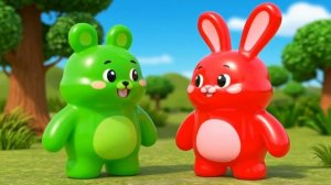 ПЕСЕНКА ДЛЯ ДЕТЕЙ МУЛЬТ-ПЕСЕНКА Желейный мишка и Желейный зайчик