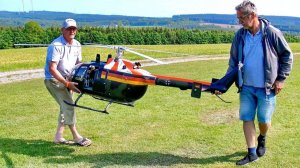 Необычный вертолёт на радиоуправлении "RC BO-105"