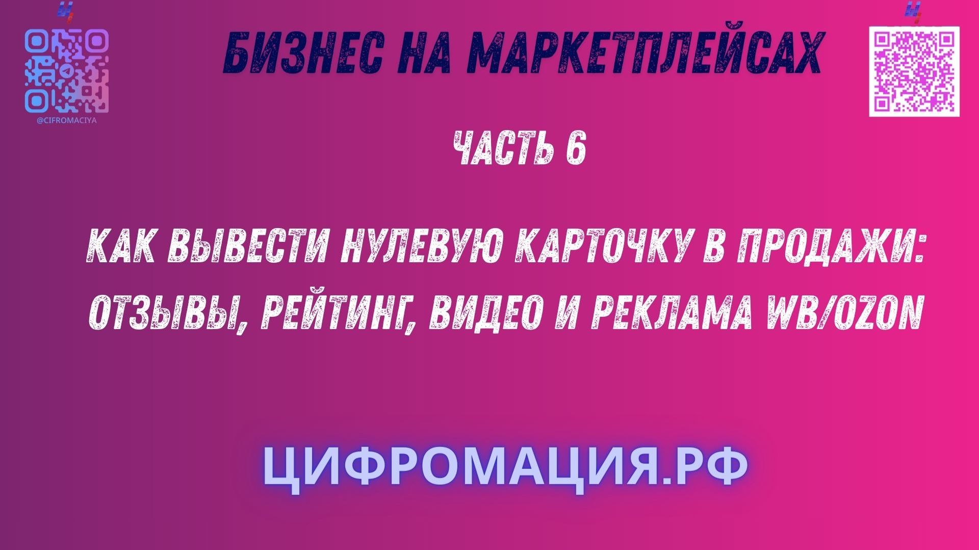 Маркетплейсы: как вывести нулевую карточку в продажи: отзывы, рейтинг, видео и реклама WB/Ozon смотреть онлайн
