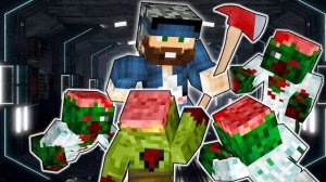 ЛОВУШКА ЗОМБИ ОХОТНИКОВ. МЕТЬЮС RIP ? ДЕНЬ 32 - ЗОМБИ АПОКАЛИПСИС МАЙНКРАФТ | Линч