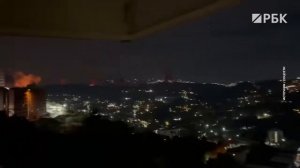 Новые кадры взрывов в Каракасе