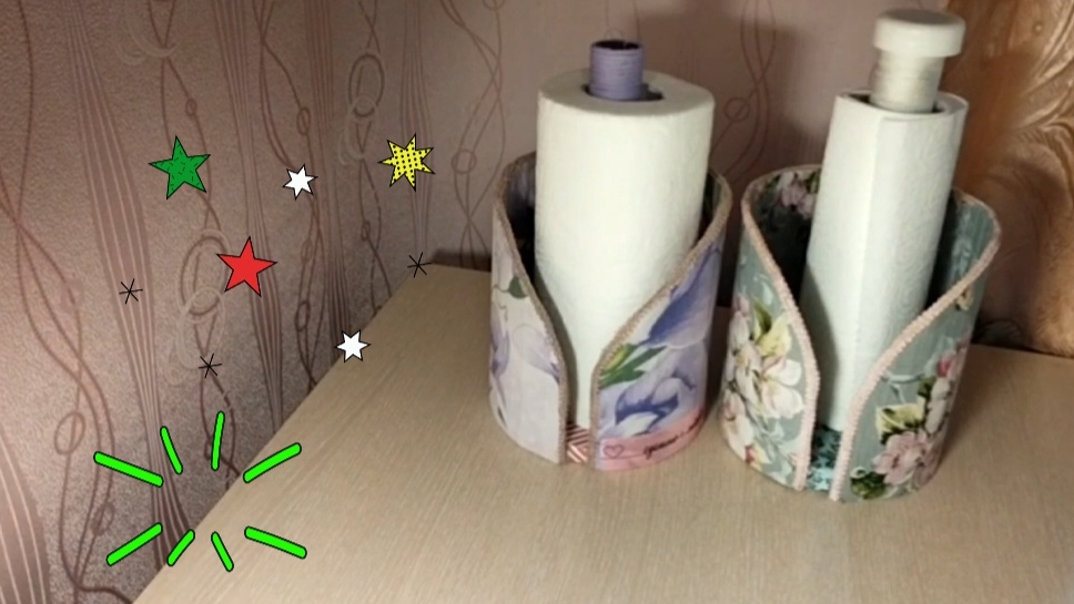 Держатель для бумажных полотенец☃️мастер класс