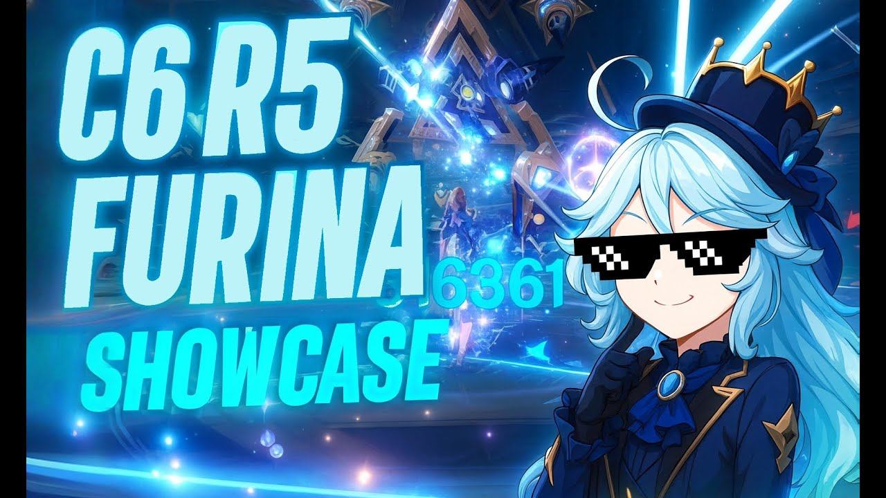 C6R5 Furina Showcase — 316K Freeze & Plunge Madness | Genshin Impact