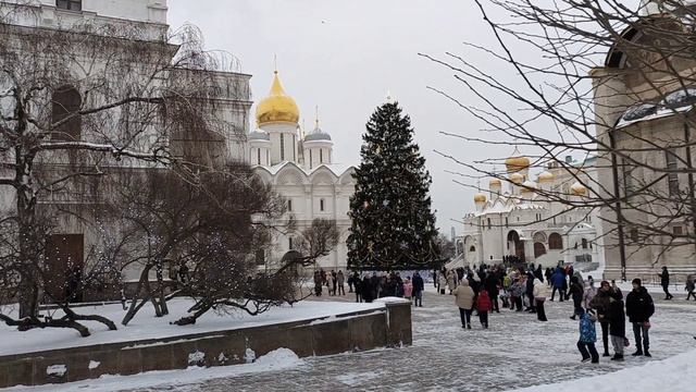 Главная ёлка страны🌲 на Соборной площади. смотреть онлайн