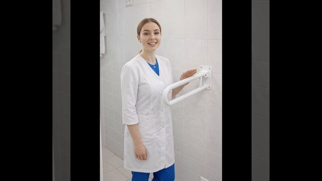 Поручни откидные для инвалидов Медши