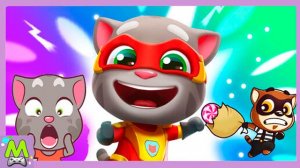 Говорящий Том Герои против Енотов.Прохождение Игр на Весь Экран