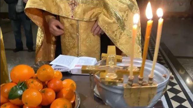 Благодарственный и новогодний молебен смотреть онлайн