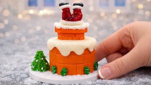 Невероятно красивый новогодний мини торт! 😍 Подборка новогодних мини тортов! 🎄 Мини Кухня