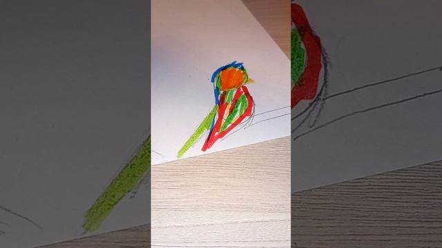 рисую 🖌️ птичку смотреть онлайн