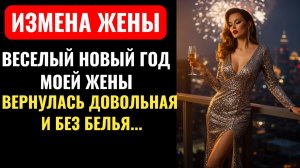 ЗАБЫЛА НАДЕТЬ ИХ... ИЗМЕНА ЖЕНЫ В НОВОГОДНЮЮ НОЧЬ | АУДИОРАССКАЗ