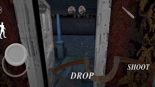 Granny 3 сбежал от деда через ворота