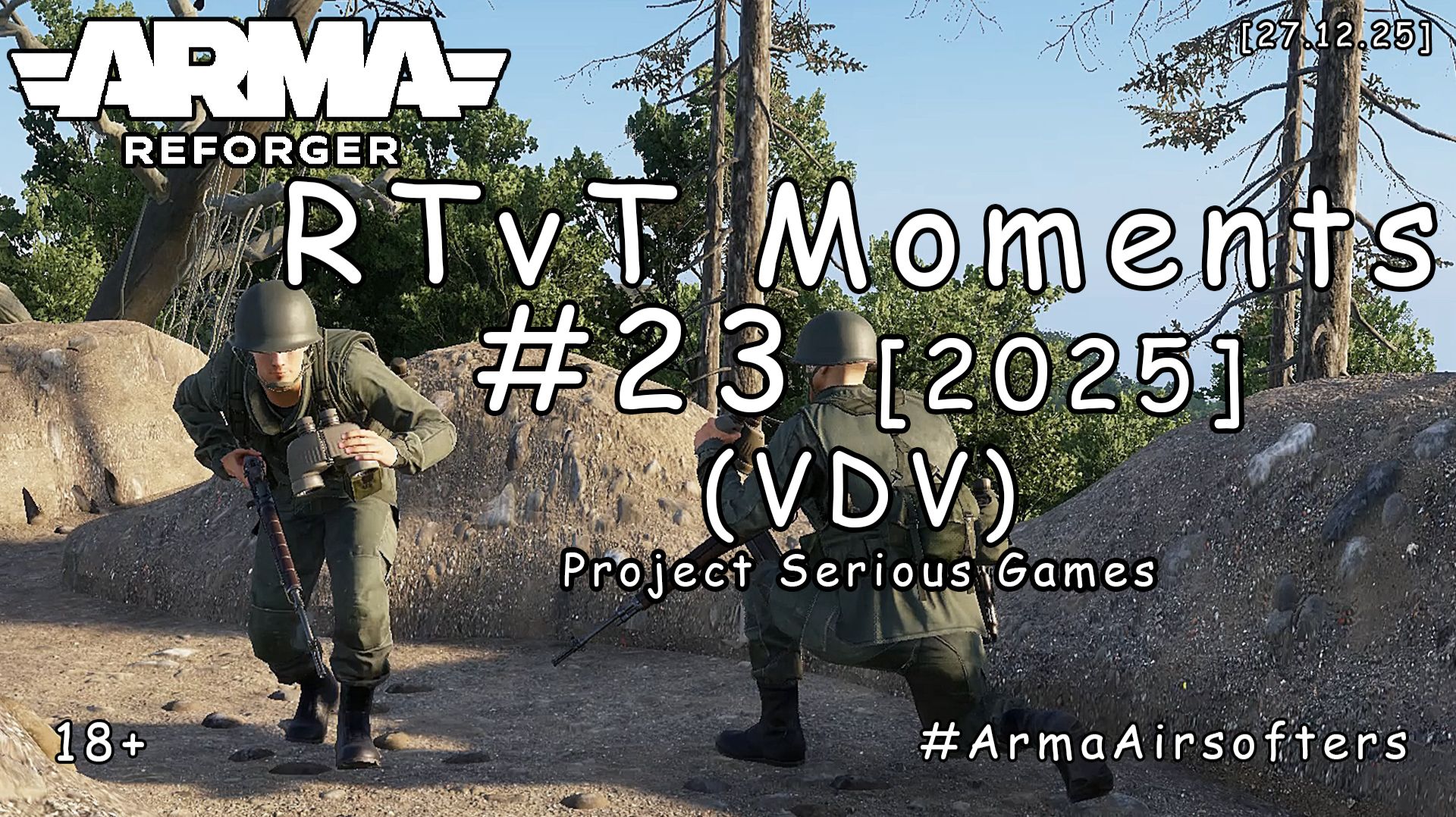 ARMA Reforger - RTvT моменты #23 - Chaos on Hill 55 (PSG VDV | ПОЛНОМЕТРАЖКА) [2025] смотреть онлайн
