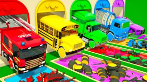 Мультяшки про машинки Колеса автобуса Колеса в форме футбольного мяча Детские песенки для малышей