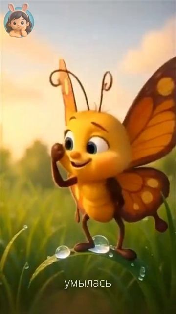 🦋 Потешка-разминка с бабочкой! смотреть онлайн