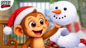 Я построил САМОГО ОПАСНОГО снеговика! I Am Monkey VR! / Часть 6