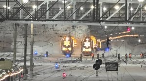 торжественное отправление поездов Деда Мороза | Москва-Киевская