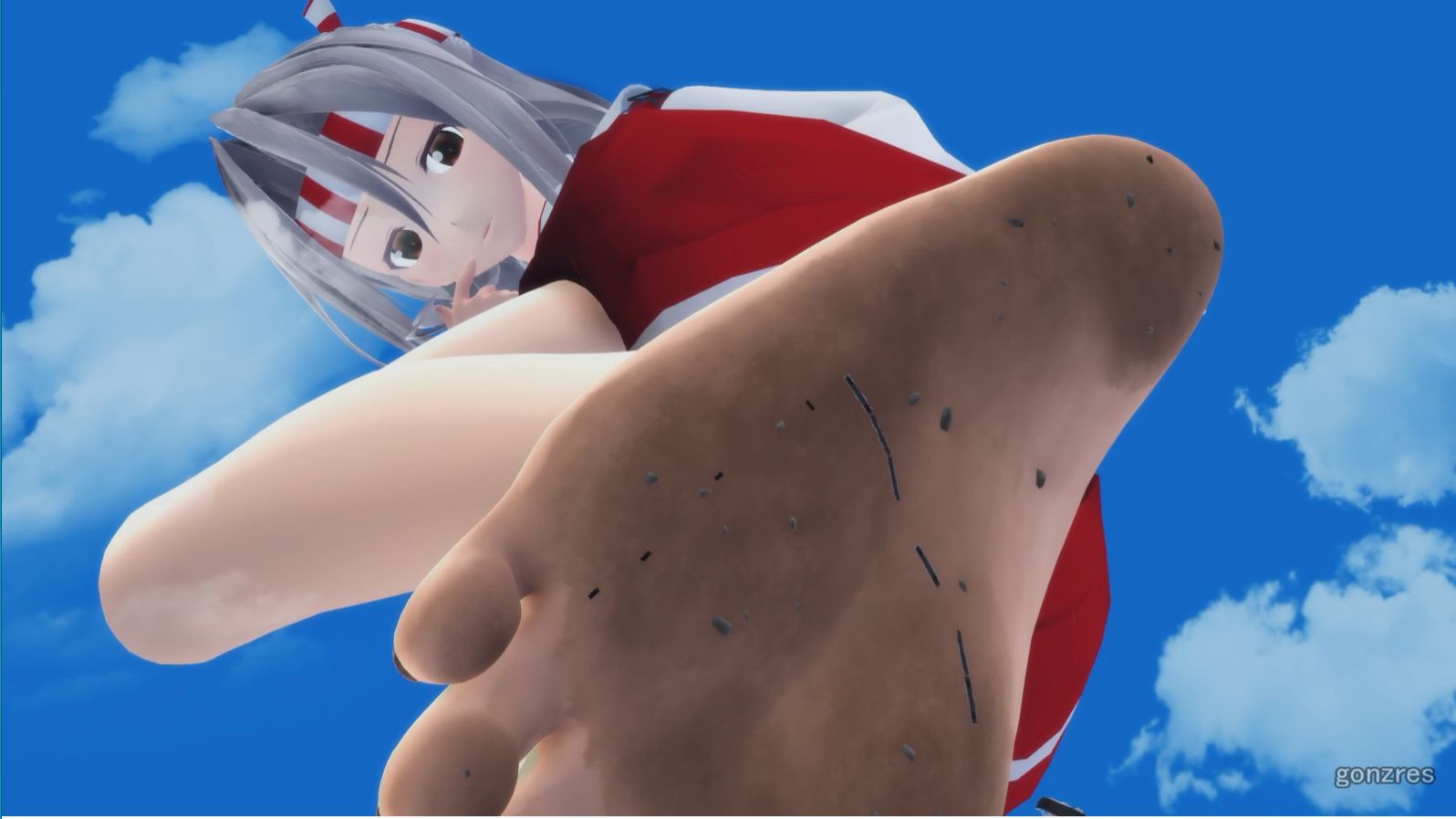 гигант в городе, Gonzres