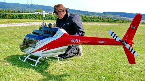 Фантастический вертолёт «Bell-206 Jetranger» на радиоуправлении