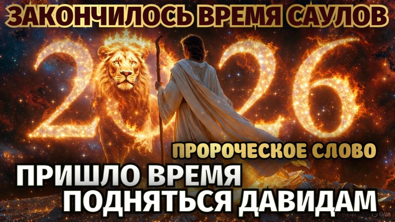 Закончилось время Саулов, пришло время подняться Давидам. Пророческое слово на 2026 г. Алёна Крюкова смотреть онлайн