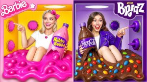 1000 Загадочных Кнопок Челлендж | Барби vs Братц от Multi DO Challenge