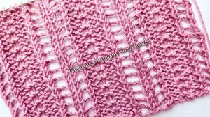 Лаконичный легкий ажур для джемпера, топа 🥰 Узор для начинающих