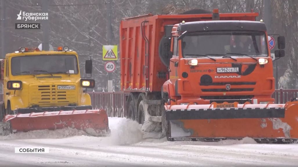 Брянские коммунальщики и дорожники отразили первый мощный удар снежной стихии смотреть онлайн