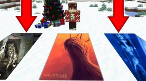 ВЫБЕРИ ПРАВИЛЬНУЮ ЯМУ ЧЕЛОВЕК В СИНЕЙ КОМНАТЕ НАБЛЮДАТЕЛЬНАЯ БАШНЯ СУЩЕСТВО ИЗ КАНАЛИЗАЦИИ MINECRAFT