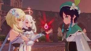 Мальчик с косичками в зеленом. Genshin Impact. Жизнь игра