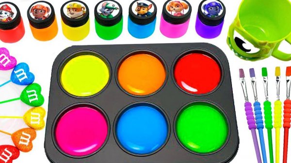 Мультики для Детей и малышей. Превращение слаймов в бусинки. Мультики залипалки для девочек