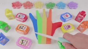 ЛЕПИМ РУКУ ИЗ ЦВЕТНОГО КИНЕТИЧЕСКОГО ПЕСКА ВИДЕОЛЕПКА МУЛЬТИКИ ДЛЯ ДЕТЕЙ КАНАЛ ИГРАЛКИ-ЗАЛИПАЛКИ