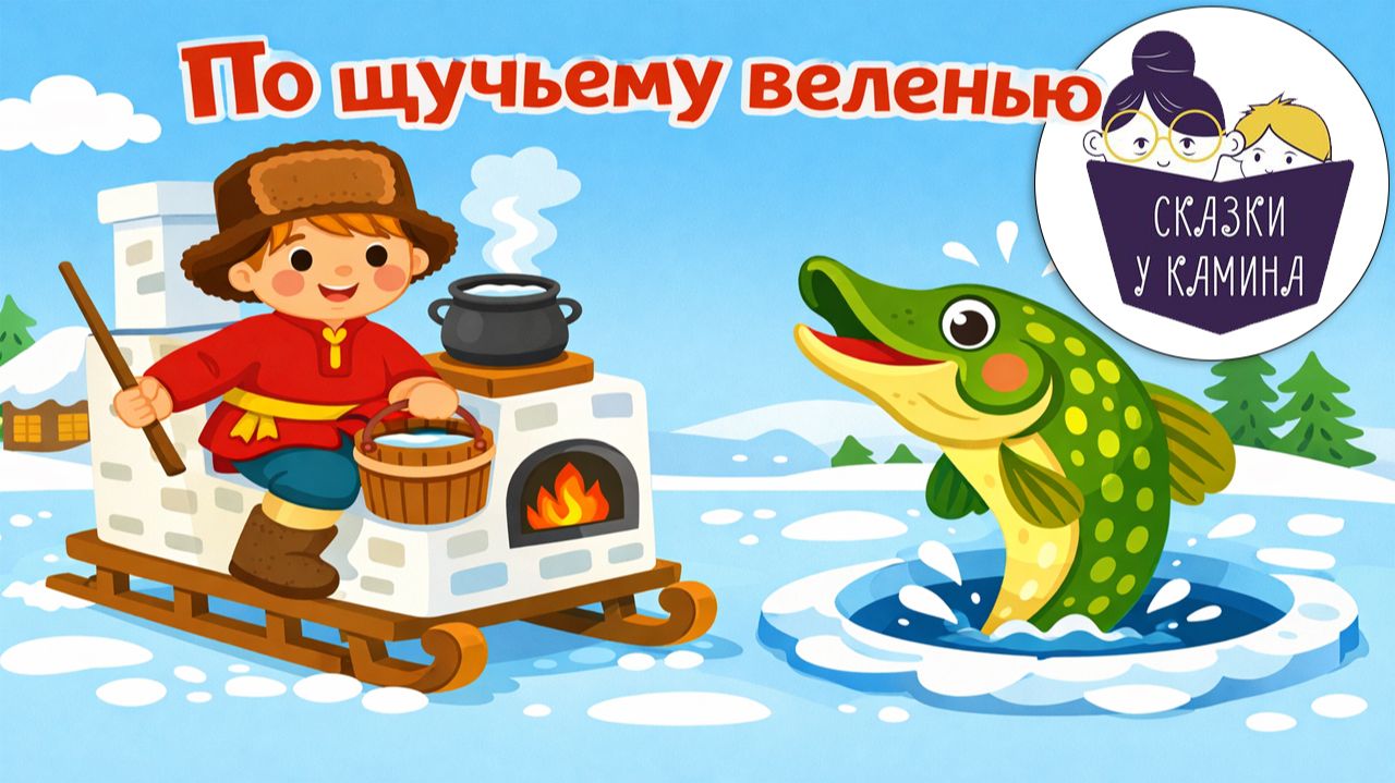 По щучьему веленью. Сказки на ночь для детей. Сказки у камина | Аудио сказки | Народные сказки смотреть онлайн