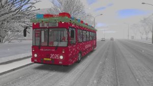 OMSI 2. ЛиАЗ-5256.35 (2005) Дедморобус. Маршрут: 41. Карта: Чистогорск